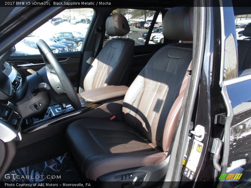 Black Sapphire Metallic / Mocha 2017 BMW X5 xDrive35i