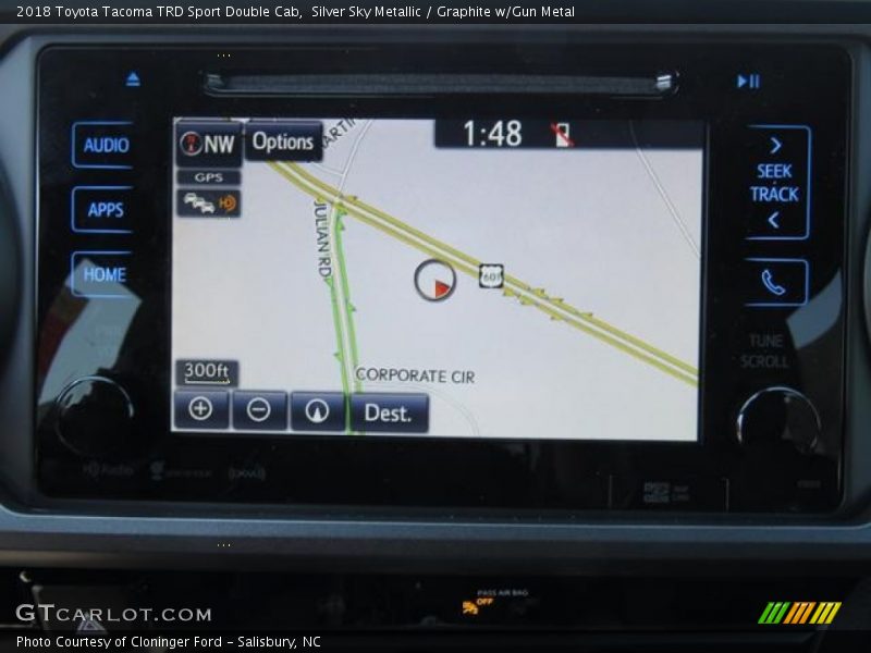 Navigation of 2018 Tacoma TRD Sport Double Cab