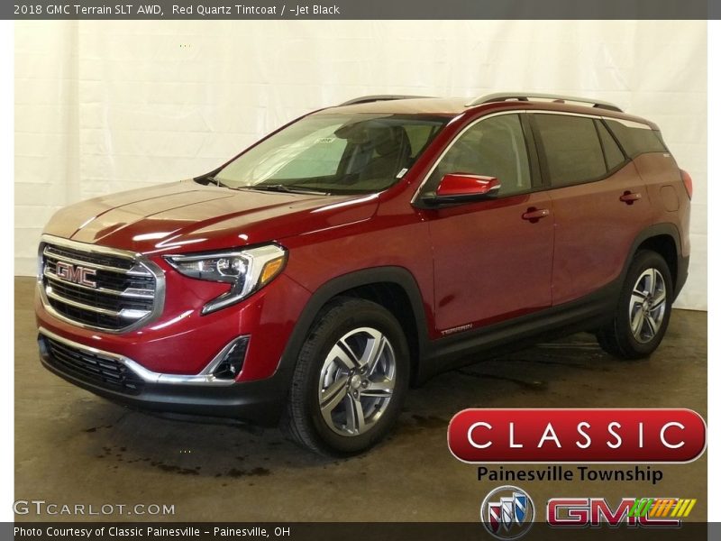 Red Quartz Tintcoat / ­Jet Black 2018 GMC Terrain SLT AWD