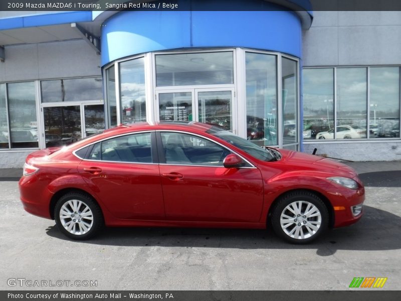 Sangria Red Mica / Beige 2009 Mazda MAZDA6 i Touring
