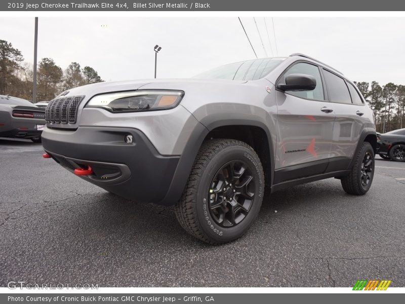 Billet Silver Metallic / Black 2019 Jeep Cherokee Trailhawk Elite 4x4