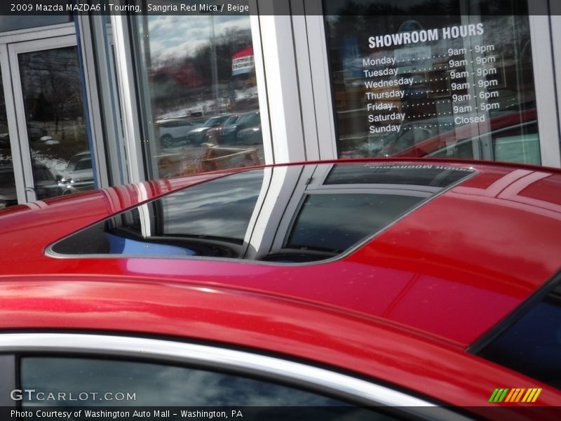 Sangria Red Mica / Beige 2009 Mazda MAZDA6 i Touring