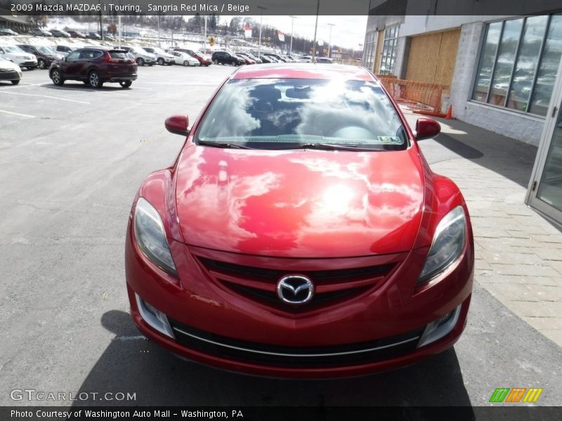 Sangria Red Mica / Beige 2009 Mazda MAZDA6 i Touring