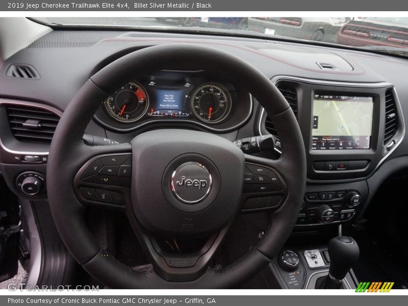Billet Silver Metallic / Black 2019 Jeep Cherokee Trailhawk Elite 4x4