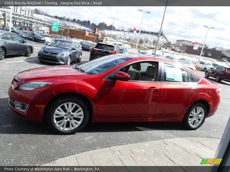 Sangria Red Mica / Beige 2009 Mazda MAZDA6 i Touring