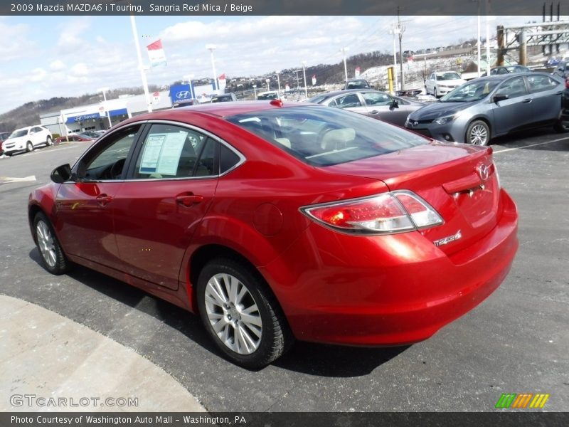 Sangria Red Mica / Beige 2009 Mazda MAZDA6 i Touring