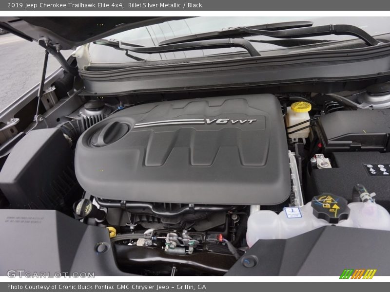 Billet Silver Metallic / Black 2019 Jeep Cherokee Trailhawk Elite 4x4
