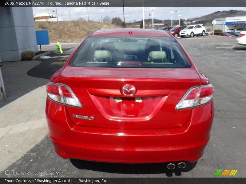 Sangria Red Mica / Beige 2009 Mazda MAZDA6 i Touring