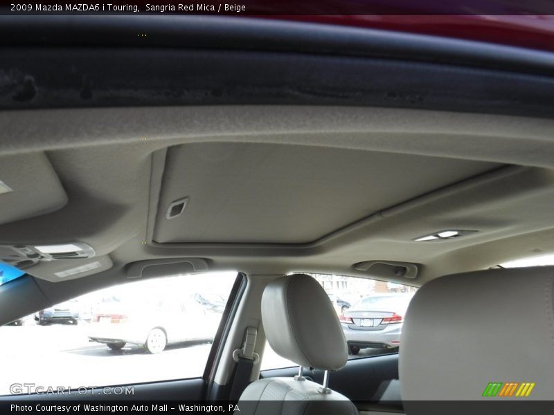 Sangria Red Mica / Beige 2009 Mazda MAZDA6 i Touring