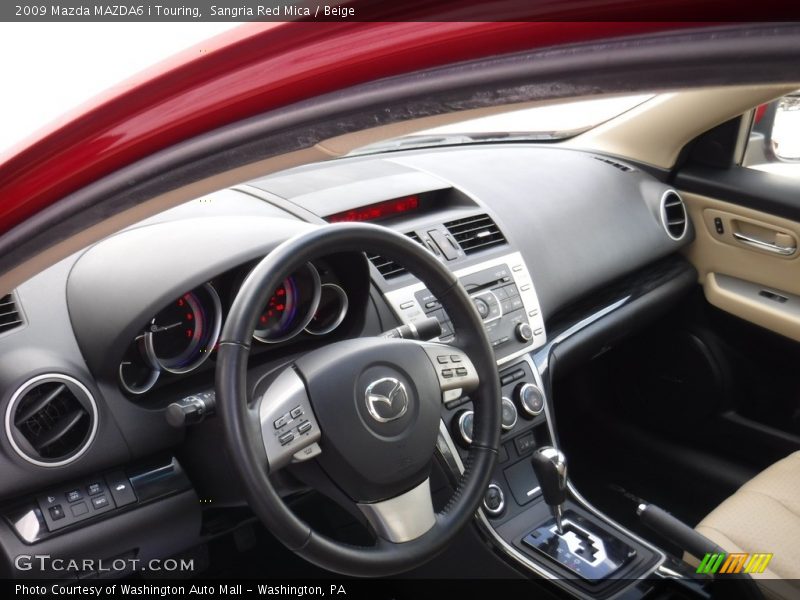 Sangria Red Mica / Beige 2009 Mazda MAZDA6 i Touring