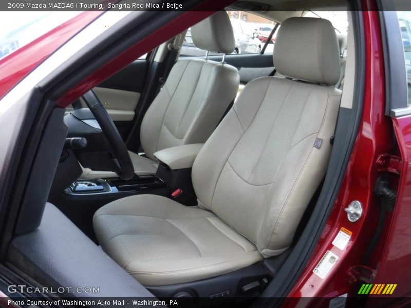Sangria Red Mica / Beige 2009 Mazda MAZDA6 i Touring