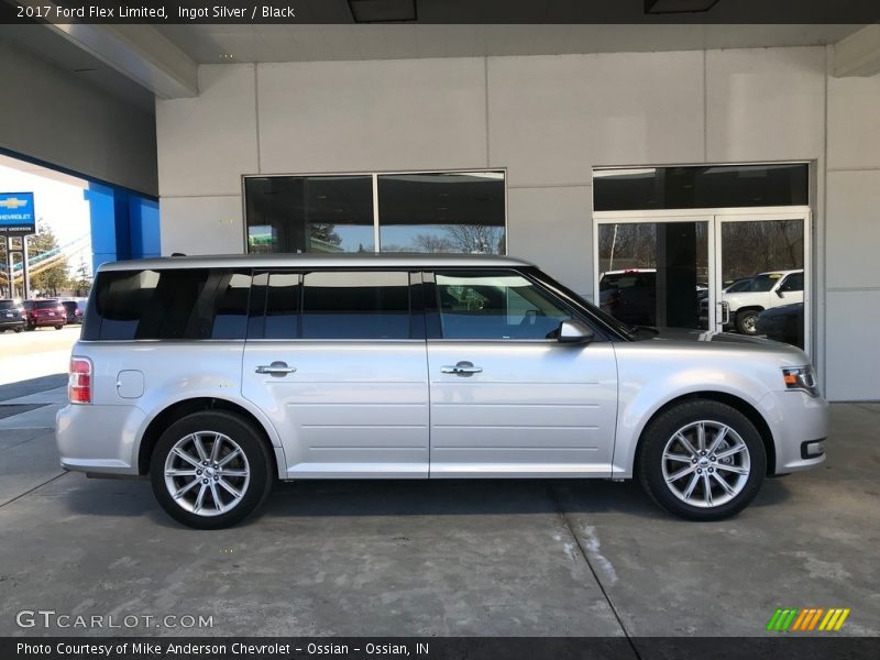 Ingot Silver / Black 2017 Ford Flex Limited