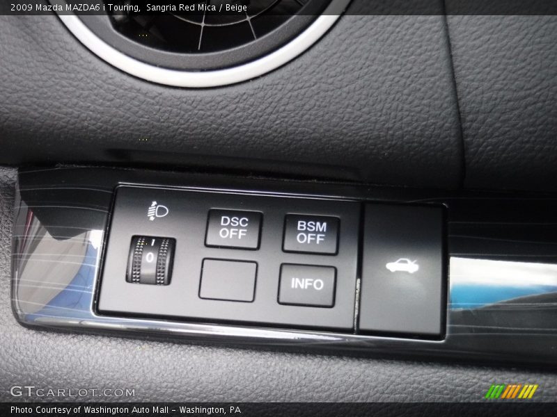 Sangria Red Mica / Beige 2009 Mazda MAZDA6 i Touring