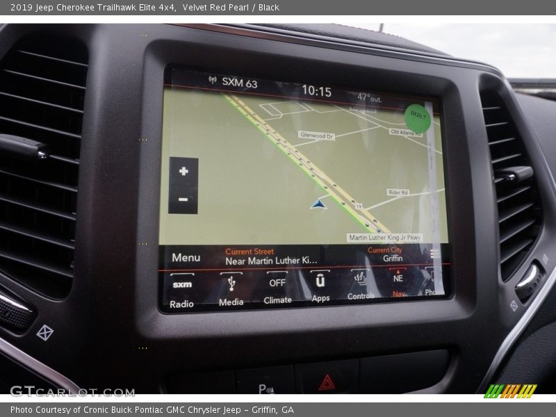 Velvet Red Pearl / Black 2019 Jeep Cherokee Trailhawk Elite 4x4