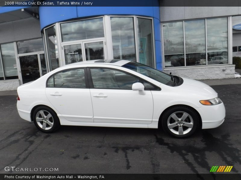 Taffeta White / Ivory 2008 Honda Civic EX Sedan