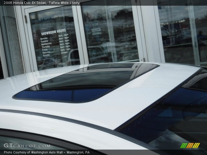 Taffeta White / Ivory 2008 Honda Civic EX Sedan