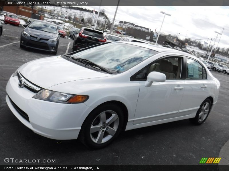 Taffeta White / Ivory 2008 Honda Civic EX Sedan