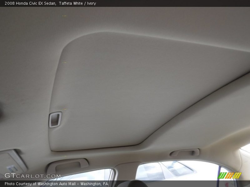 Taffeta White / Ivory 2008 Honda Civic EX Sedan