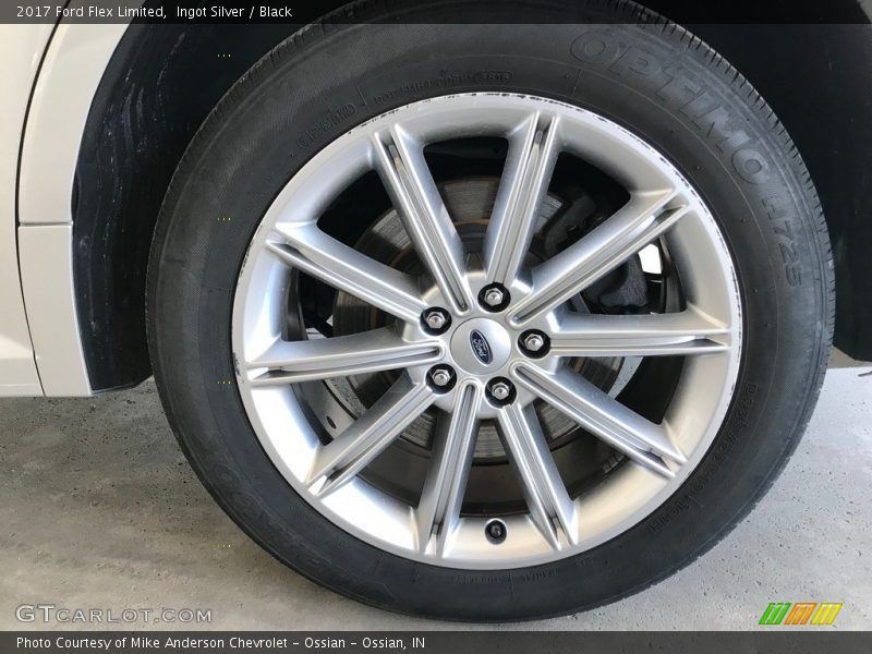 Ingot Silver / Black 2017 Ford Flex Limited