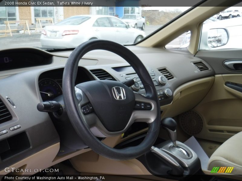 Taffeta White / Ivory 2008 Honda Civic EX Sedan
