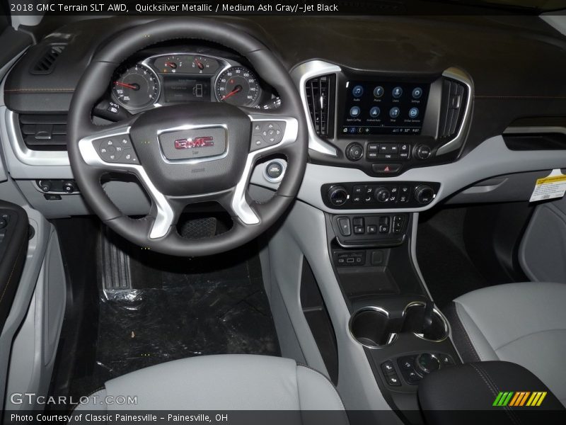 Quicksilver Metallic / Medium Ash Gray/­Jet Black 2018 GMC Terrain SLT AWD