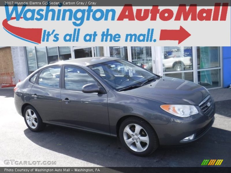 Carbon Gray / Gray 2007 Hyundai Elantra GLS Sedan