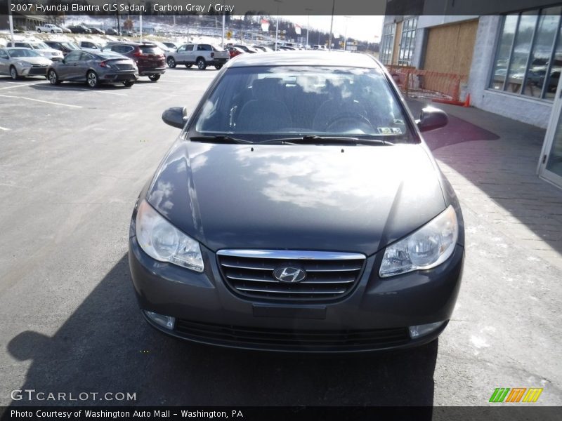 Carbon Gray / Gray 2007 Hyundai Elantra GLS Sedan