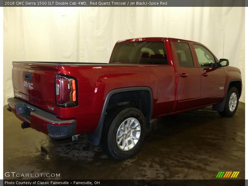 Red Quartz Tintcoat / Jet Black/­Spice Red 2018 GMC Sierra 1500 SLT Double Cab 4WD