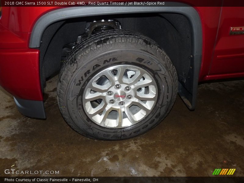 Red Quartz Tintcoat / Jet Black/­Spice Red 2018 GMC Sierra 1500 SLT Double Cab 4WD