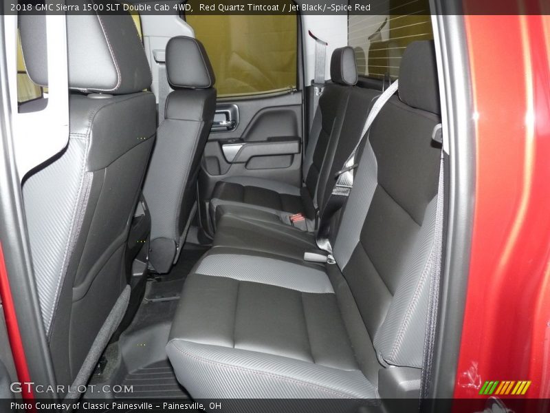 Red Quartz Tintcoat / Jet Black/­Spice Red 2018 GMC Sierra 1500 SLT Double Cab 4WD