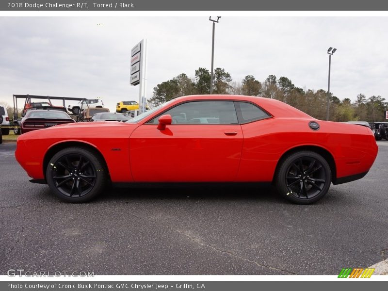 Torred / Black 2018 Dodge Challenger R/T