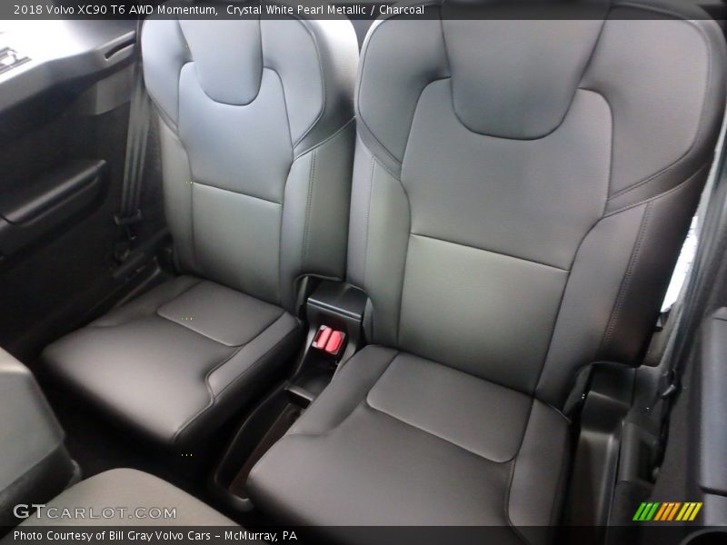 Crystal White Pearl Metallic / Charcoal 2018 Volvo XC90 T6 AWD Momentum