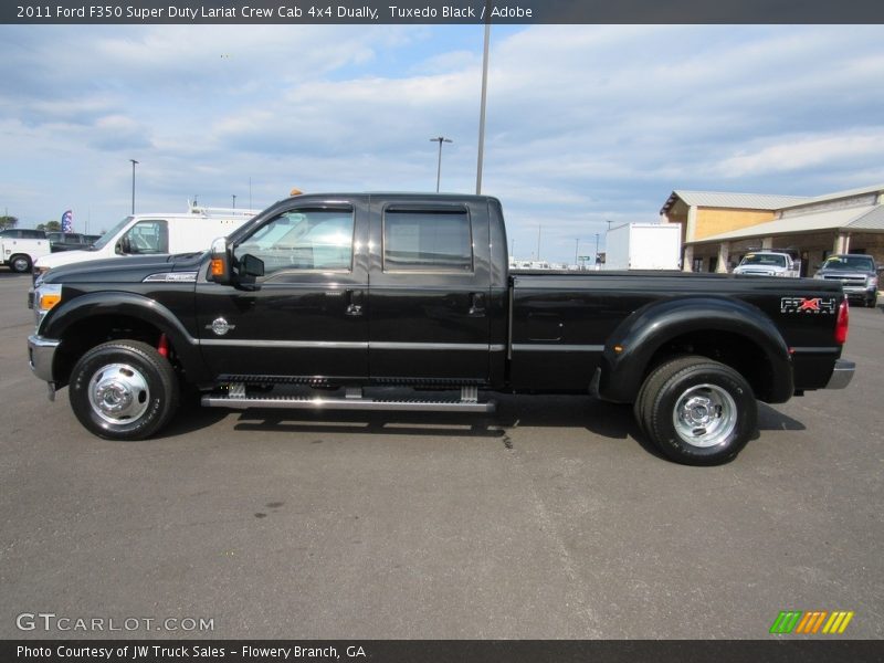 Tuxedo Black / Adobe 2011 Ford F350 Super Duty Lariat Crew Cab 4x4 Dually