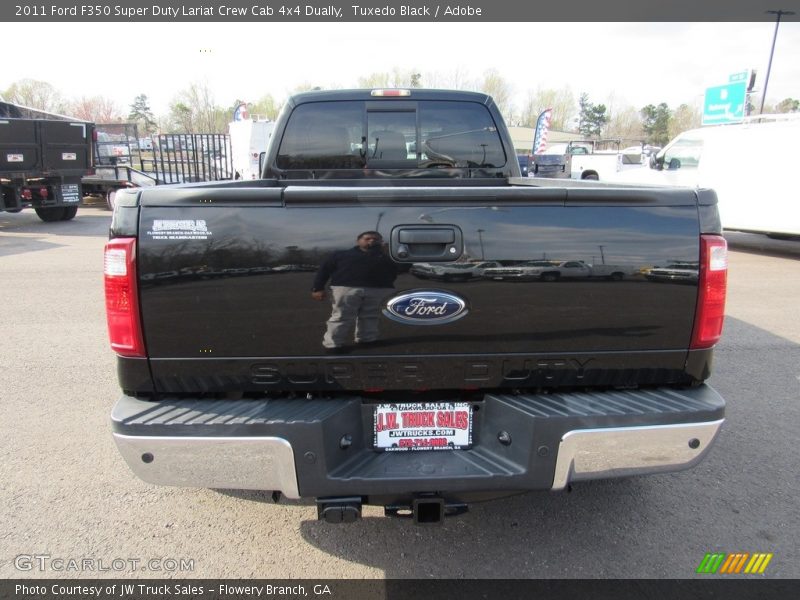 Tuxedo Black / Adobe 2011 Ford F350 Super Duty Lariat Crew Cab 4x4 Dually