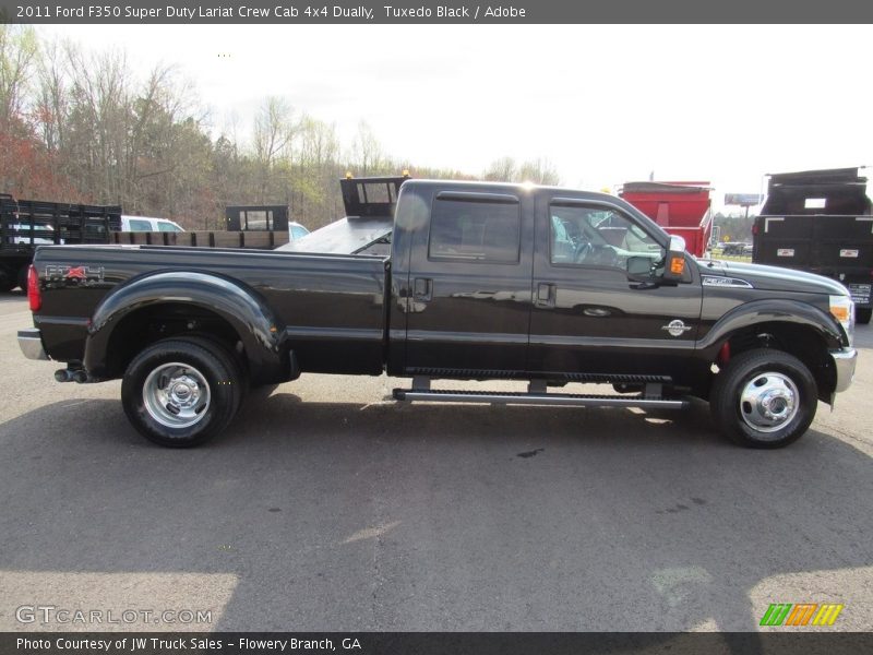 Tuxedo Black / Adobe 2011 Ford F350 Super Duty Lariat Crew Cab 4x4 Dually