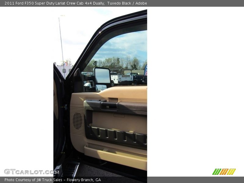 Tuxedo Black / Adobe 2011 Ford F350 Super Duty Lariat Crew Cab 4x4 Dually