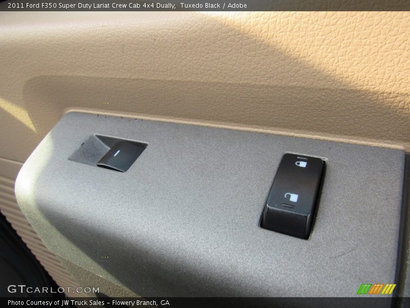 Tuxedo Black / Adobe 2011 Ford F350 Super Duty Lariat Crew Cab 4x4 Dually