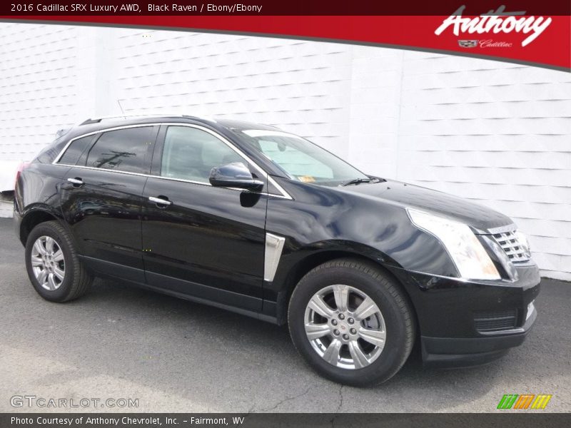 Black Raven / Ebony/Ebony 2016 Cadillac SRX Luxury AWD