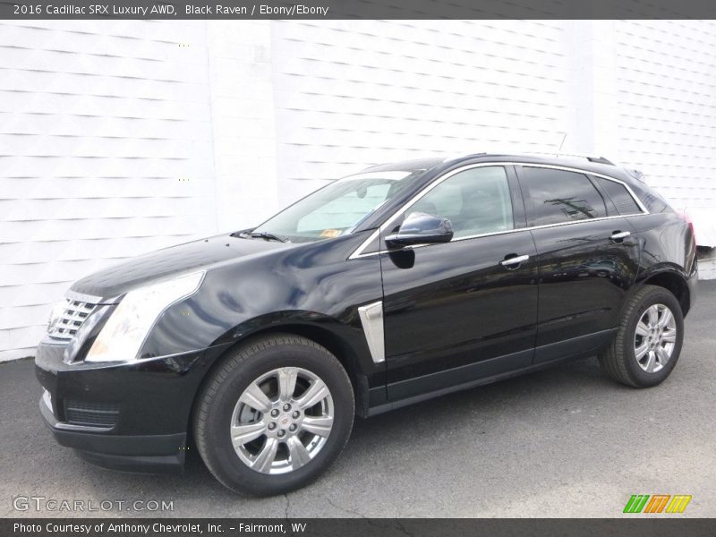 Black Raven / Ebony/Ebony 2016 Cadillac SRX Luxury AWD