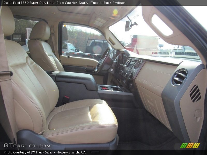 Tuxedo Black / Adobe 2011 Ford F350 Super Duty Lariat Crew Cab 4x4 Dually
