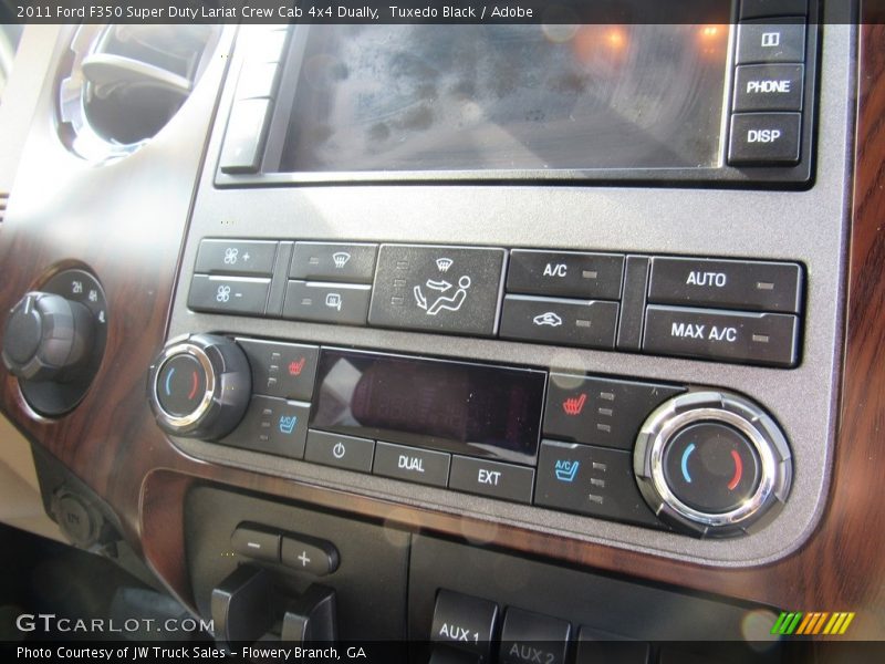 Tuxedo Black / Adobe 2011 Ford F350 Super Duty Lariat Crew Cab 4x4 Dually