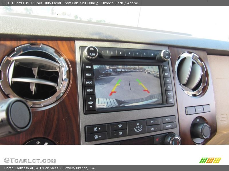 Tuxedo Black / Adobe 2011 Ford F350 Super Duty Lariat Crew Cab 4x4 Dually