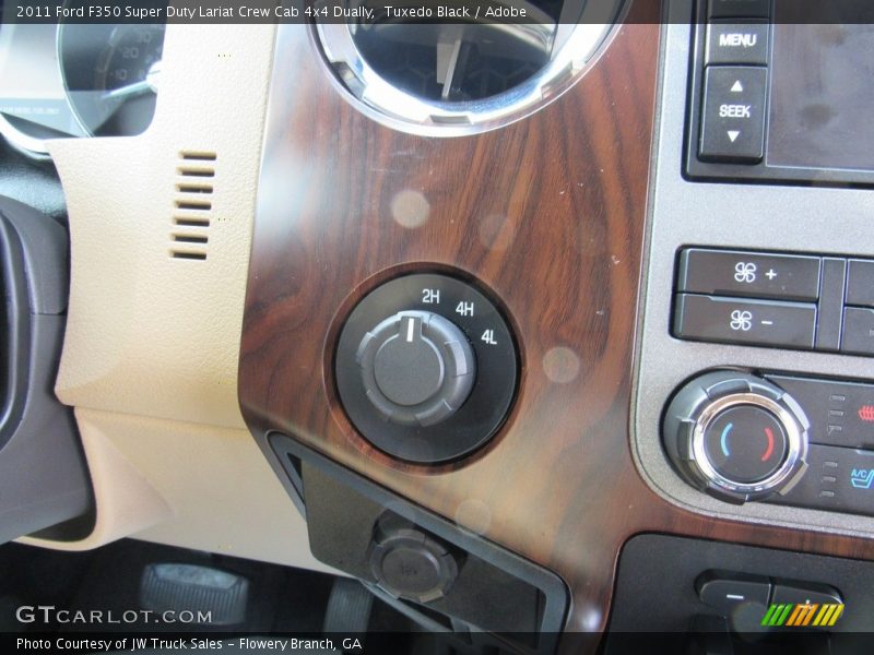 Tuxedo Black / Adobe 2011 Ford F350 Super Duty Lariat Crew Cab 4x4 Dually