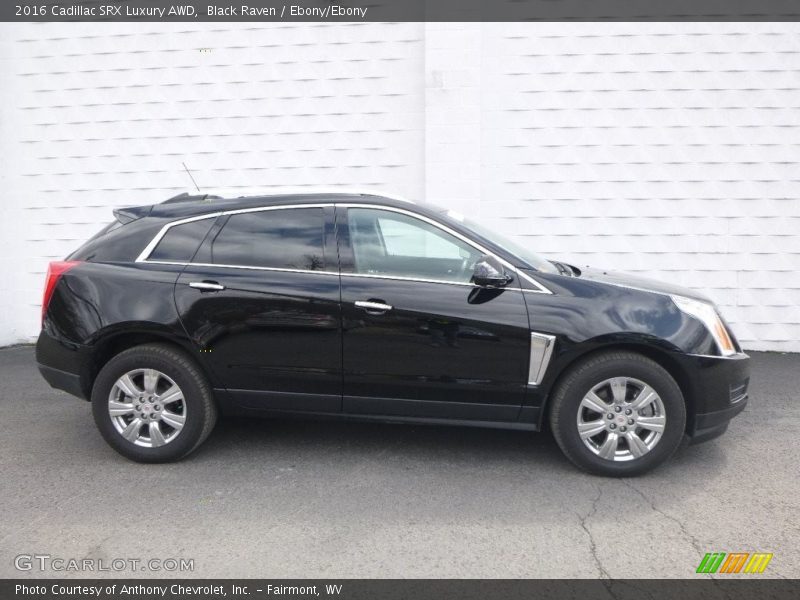 Black Raven / Ebony/Ebony 2016 Cadillac SRX Luxury AWD