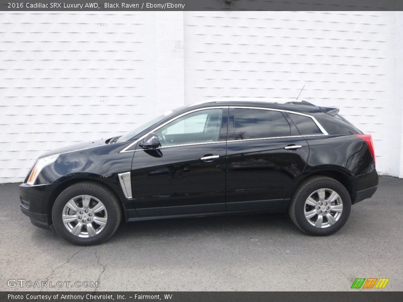 Black Raven / Ebony/Ebony 2016 Cadillac SRX Luxury AWD
