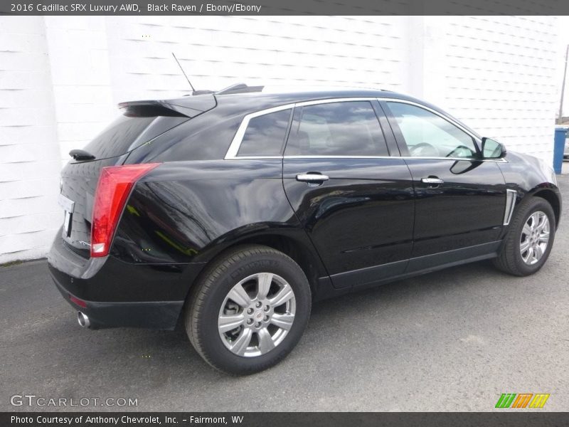 Black Raven / Ebony/Ebony 2016 Cadillac SRX Luxury AWD