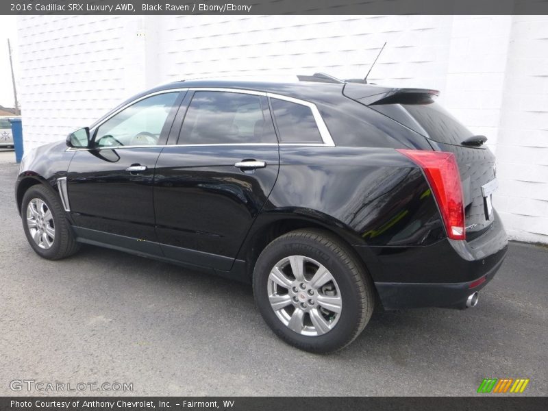 Black Raven / Ebony/Ebony 2016 Cadillac SRX Luxury AWD