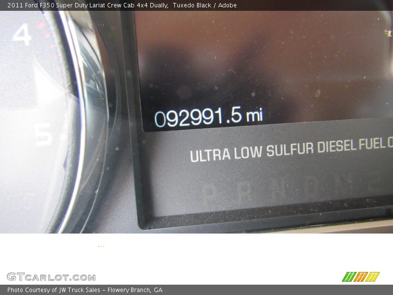Tuxedo Black / Adobe 2011 Ford F350 Super Duty Lariat Crew Cab 4x4 Dually