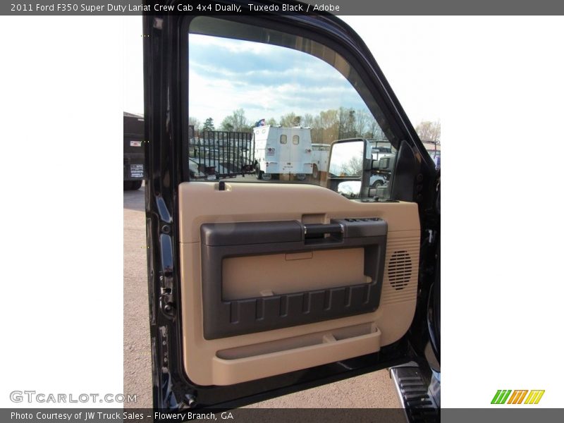 Tuxedo Black / Adobe 2011 Ford F350 Super Duty Lariat Crew Cab 4x4 Dually