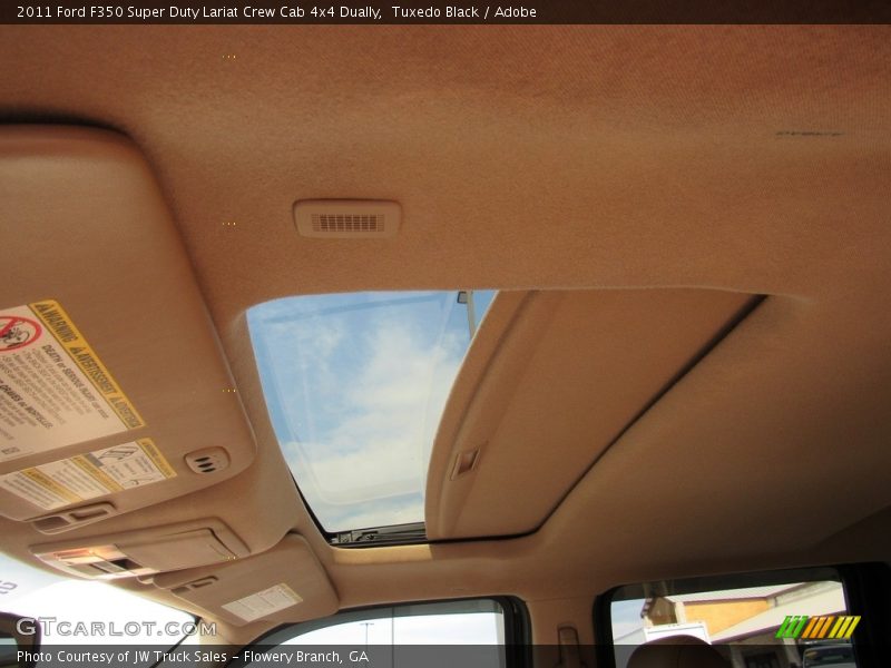 Tuxedo Black / Adobe 2011 Ford F350 Super Duty Lariat Crew Cab 4x4 Dually